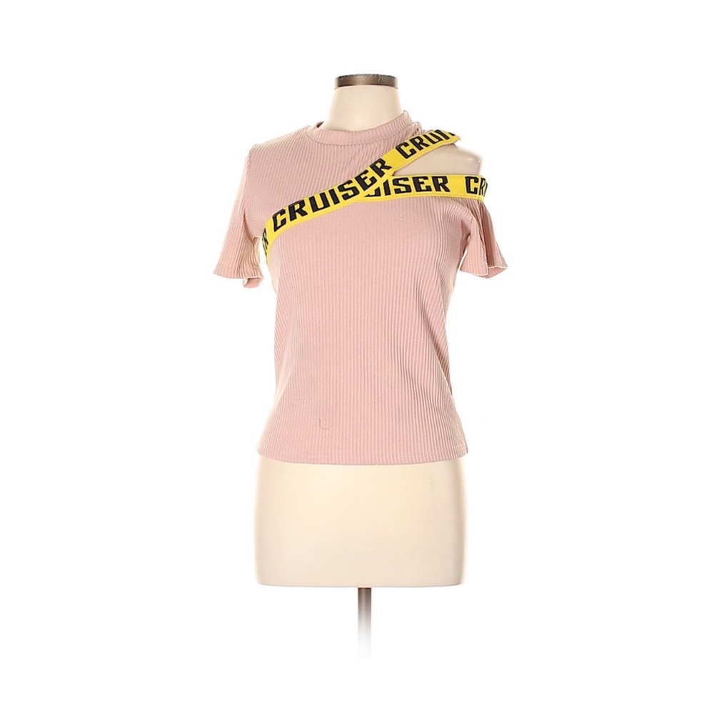 Cruiser Sweater Caution Tape style Top